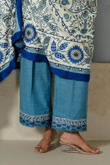 UAE-3 Piece Printed Corduroy Suit
