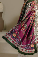 UAE-3 Piece Printed Corduroy Suit