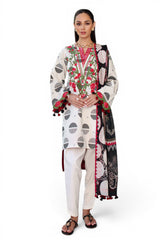 UAE-3 Piece Embroidered Jacquard Suit