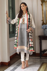 UAE-3 Piece Embroidered Jacquard Suit