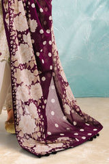 UAE-3 Piece Printed Cotton Suit with Printed Denting Lawn Dupatta and Embroidered Neckline and Motifs