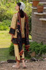 UAE-3 Piece Printed Cambric Suit with Lawn Dupatta