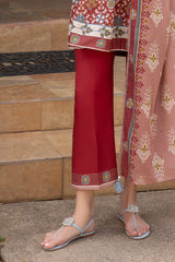 UAE-3 Piece Printed Cambric Suit with Lawn Dupatta