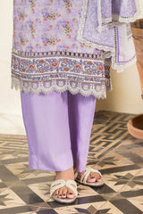 UAE-3 Piece Printed Karandi Suit