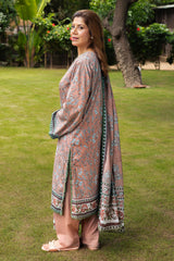 UAE-3 Piece Printed Karandi Suit