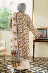 UAE-3 Piece Printed Karandi Suit