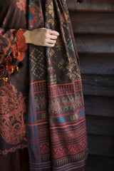 UAE-3 Piece Printed Khaddar Suit with Printed Khaddar Dupatta