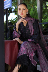 UAE-3 Piece Printed Khaddar Suit with Printed Khaddar Dupatta