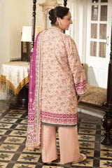 UAE-3 Piece Printed Khaddar Suit