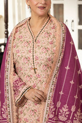 UAE-3 Piece Printed Khaddar Suit