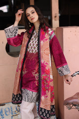 UAE-3 Piece Printed Khaddar Suit with Printed Khaddar Dupatta