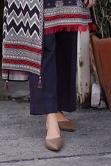 UAE-3 Piece Printed Khaddar Suit with Printed Khaddar Dupatta