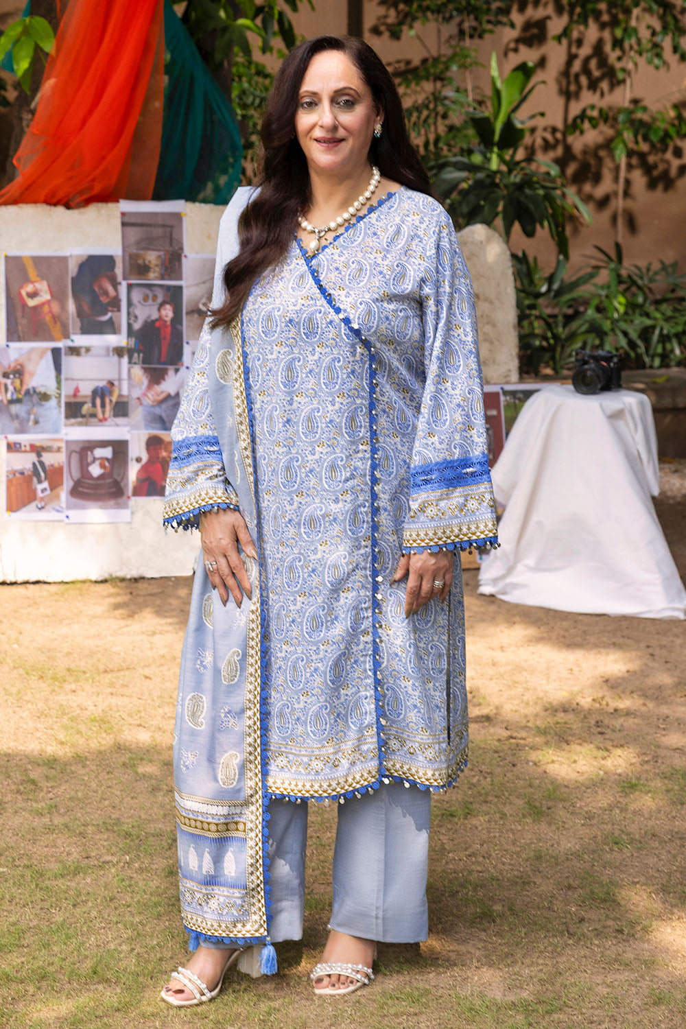 UAE-3 Piece Printed Khaddar Suit