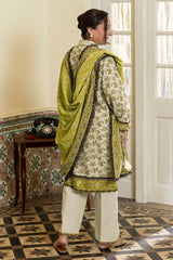 UAE-3 Piece Printed Khaddar Suit