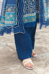 UAE-3 Piece Printed Khaddar Suit