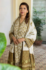 UAE-3 Piece Printed Khaddar Suit