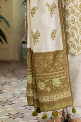 UAE-3 Piece Printed Khaddar Suit