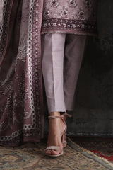 UAE-3 Piece Printed Khaddar Suit with Printed Khaddar Dupatta