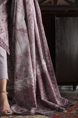 UAE-3 Piece Printed Khaddar Suit with Printed Khaddar Dupatta