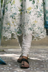 UAE-3 Piece Embroidered Printed Lawn Suit with Lawn Dupatta CL-62081