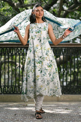 UAE-3 Piece Embroidered Printed Lawn Suit with Lawn Dupatta CL-62081