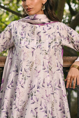 UAE-3 Piece Embroidered Printed Lawn Suit with Border CL-62088