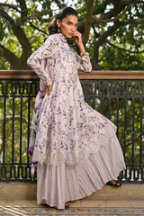 UAE-3 Piece Embroidered Printed Lawn Suit with Border CL-62088