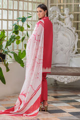 UAE-3 Piece Embroidered Lawn Suit with Dupatta CL-62184