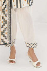 UAE-3 Piece Embroidered Printed Lawn Suit with Printed Lawn Dupatta and Dyed Trouser CL-62231