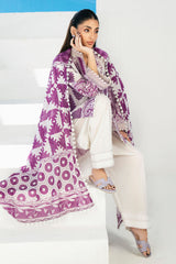 UAE-3 Piece Printed Lawn Suit with Embroidered Organza Border CL-62269