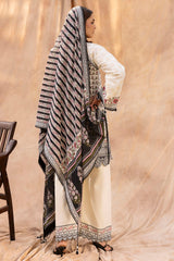 UAE-3 Piece Embroidered Printed Lawn Suit with Printed Trouser CL-62001