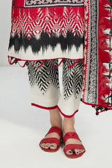 UAE-3 Piece Embroidered Printed Lawn Suit CL-62227