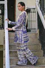 UAE-3 Piece Printed Lawn Suit with Embroidered Border CL-62270