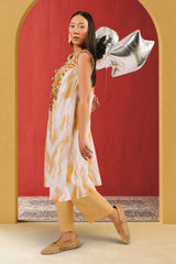 UAE-3 Piece Printed Cotton Suit with Printed Lawn Dupatta