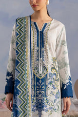 UAE-3 Piece Printed Cotton Suit with Printed Lawn Dupatta