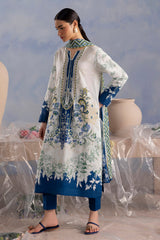 UAE-3 Piece Printed Cotton Suit with Printed Lawn Dupatta