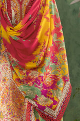 UAE-3 Piece Printed Cotton Suit with Printed Lawn Dupatta