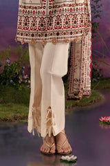 UAE-3 Piece Printed Cotton Suit with Printed Lawn Dupatta