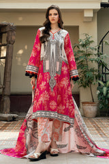 UAE-3 Piece Printed Cross Hatch Suit with Lawn Dupatta CH-62021