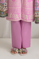UAE-3 Piece Printed Dobby Suit with Printed Lawn Dupatta and Dyed Trouser DB-62001