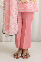 UAE-3 Piece Printed Dobby Suit with Printed Lawn Dupatta and Dyed Trouser DB-62004