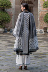 UAE-3 Piece Printed Lawn Suit