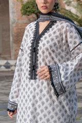 UAE-3 Piece Printed Lawn Suit