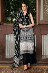 UAE-3 Piece Printed Lawn Suit B-62013
