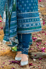 UAE-3 Piece Printed Lawn Suit CL-52175 B