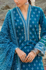 UAE-3 Piece Printed Lawn Suit CL-52175 B