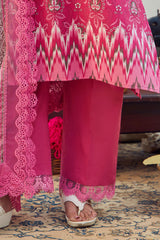 UAE-3 Piece Printed Lawn Suit with Dupatta CL-52663 A