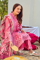 UAE-3 Piece Printed Lawn Suit with Dupatta CL-52663 A