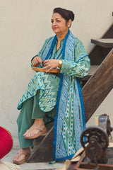 UAE-3 Piece Printed Lawn Suit with Dupatta CL-52663 B