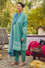 UAE-3 Piece Printed Lawn Suit with Dupatta CL-52663 B